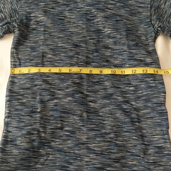 NWT Free People blue space dye tee,L - Picture 3 of 7